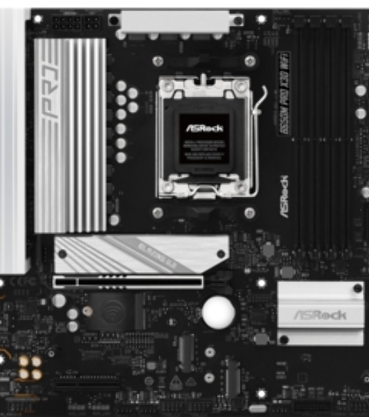 Материнская плата ASRock B650M Pro X3D WiFi, AM5, AMD B650, 4xDDR5, 4xSATA, 3xM.2, 1xPCIe 5.0 x16, 1xPCIe 4.0 x4, 1xHDMI, 1xDP, 1x2.5Gb LAN, Wi-Fi 6E, Bluetooth 5.2, 1xUSB-C 10Gbps, 1xUSB-A 10Gbps, 2xUSB-A 5Gbps, 4xUSB-A 2.0, 3x3.5 мм, 7.1, mATX
