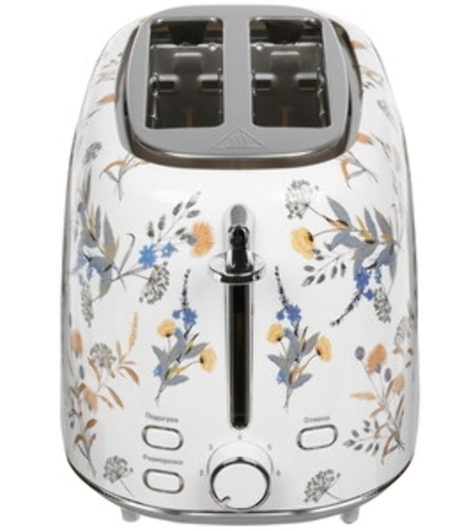 Тостер BRAYER BR2103 белый, 1080 Вт, 2 слота