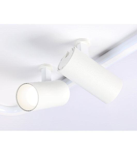 Светильник Ambrella light FL5114/1+2 WH белый 97W 3000K-6400K 480*480*130 (ПДУ ИК)