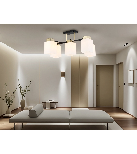 Светильник Ambrella light TR303048/5 BK/GD черный/золото E27/5 max 60W 540*480*270