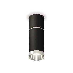 Светильник Ambrella Light XS6323060 SBK/PSL черный песок/серебро полированное MR16 GU5.3 (C6302, A2060, C6323, N6132)