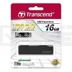 Флешка USB Transcend JetFlash 780 (TS16GJF780), 16 Gb, USB 3.0, R/W 140/40, черный/серебристый, фото 1