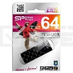 Флешка USB Silicon Power R/W USB Drive 64Gb Ultima U03 SP064GBUF2U03V1K USB2.0, Black, фото 1