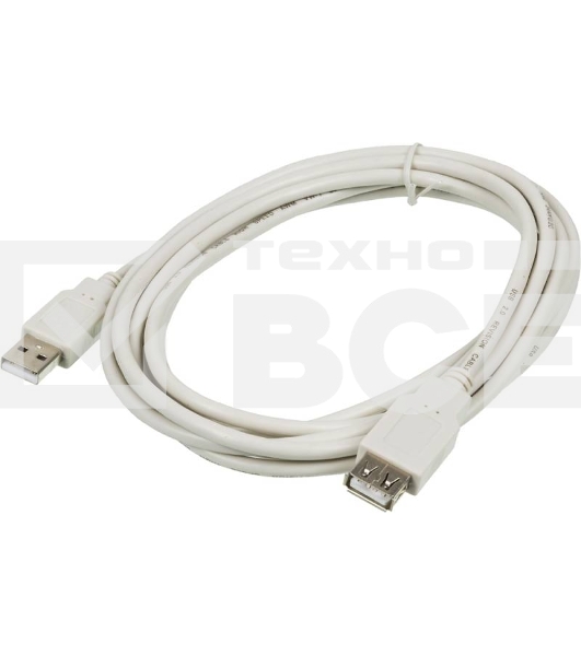 Кабель-удлинитель USB2.0 Ningbo USB A (m)/USB A (f) 3м