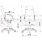 Кресло руководителя Бюрократ CH-808AXSN/LBL+TW-11 черный искусст.кожа/сетка, фото7