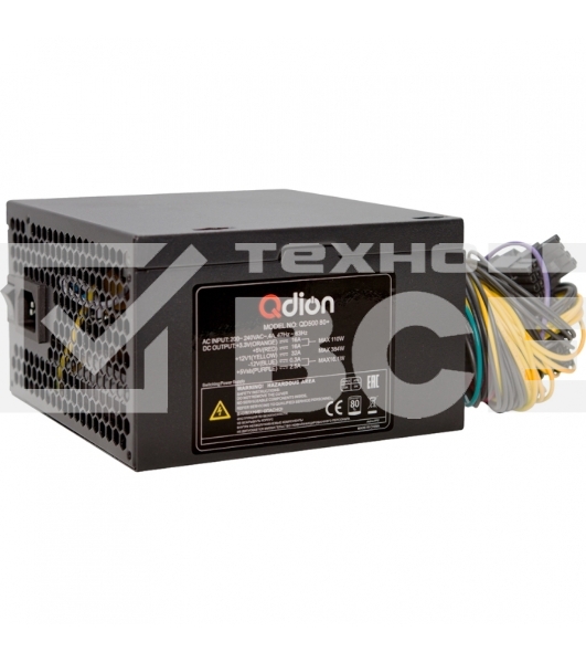 Блок питания FSP ATX 500W Q-DION QD500 (20+4pin) 120mm fan 5xSATA