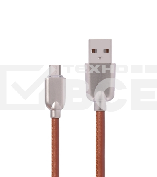 Кабель USB ACD-Allure Type-C ~ USB-A Кожа, 1м, коричневый (ACD-U926-C2N)