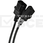Кабель монитор - компьютер 220V (UPS -> устройство) VCOM <VDE> 3G*0.75mm (CE001-CU) 3м, фото3