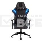Кресло игровое Бюрократ VIKING 4 AERO BLUE черный/синий, искусст.кожа/ткань, две подушки, фото9