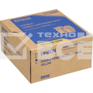 Картридж лазерный Epson C13S050606 желтый (13000 стр. двойная упаковка: 6500 стр x 2) для AcuLaser AL-C9300N