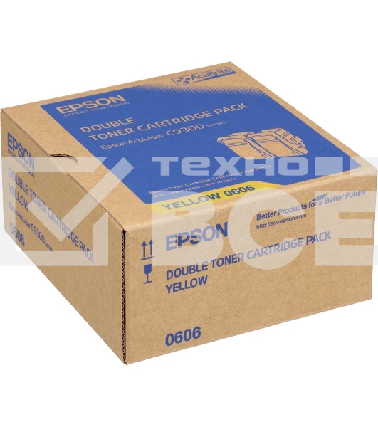 Картридж лазерный Epson C13S050606 желтый (13000 стр. двойная упаковка: 6500 стр x 2) для AcuLaser AL-C9300N