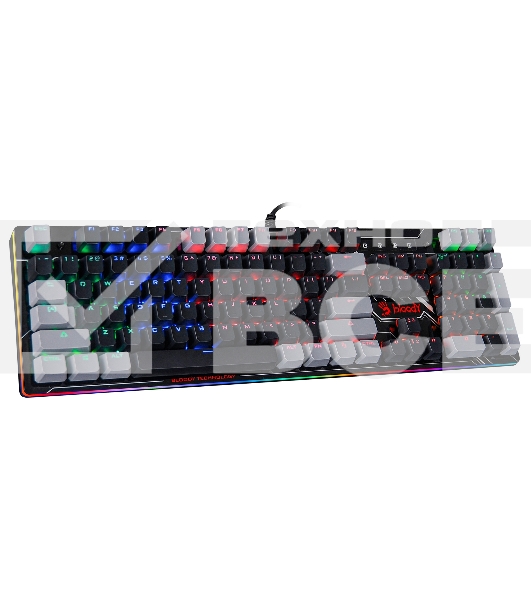 Клавиатура A4Tech Bloody B808N проводная USB черный/серый