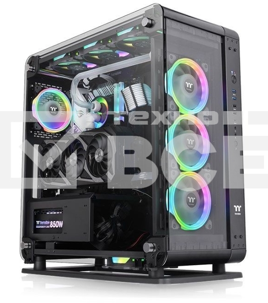 Корпус Thermaltake Core P6 TG черный без БП ATX 18x120mm 12x140mm 2xUSB2.0 2xUSB3.0 audio bott PSU