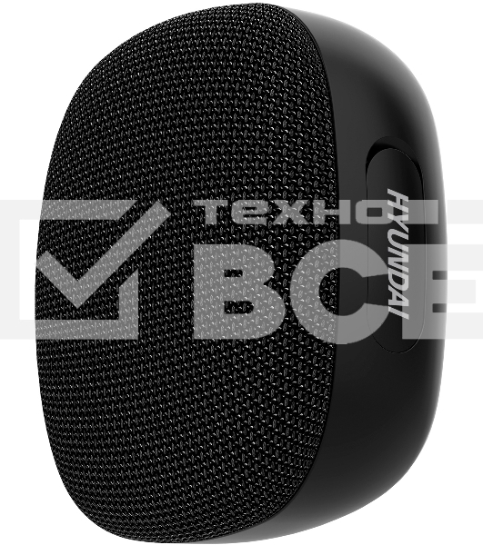 Колонка портатитвная Hyundai H-PS1010 черный 5W 1.0 BT 10м 1200mAh