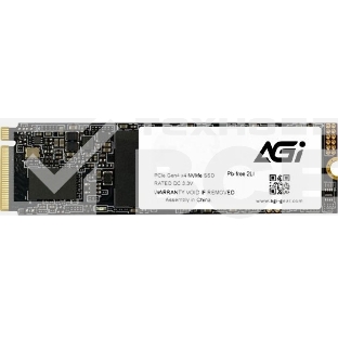 Накопитель SSD AGI AI818, 512Gb, PCIe 4.0 x4, M.2 2280, NVMe, R/W 5055/2765
