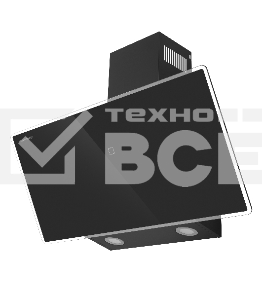 Кухонная вытяжка Maunfeld EAGLE 850 90 Glass Black