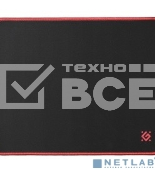 Игровой коврик DefenderBlack M 360x270x3 мм, ткань+резина