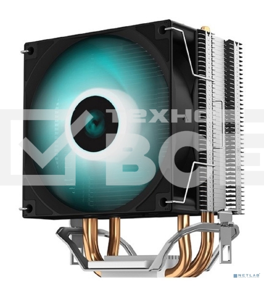 Кулер для процессора DEEPCOOL AG300 MARRS серебристый, 92 мм, алюминий/медь, 3050 об/мин, 30.5 дБ, 4 pin, 150 Вт, 129 мм