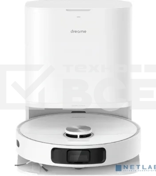 Робот-пылесос Dreame RLL11GC L10 Prime белый, 60 Вт, 5200 мАч Li-Ion, уборка сухая/влажная, пылесборник контейнер 0.45 л