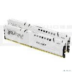 Оперативная память Kingston Fury Beast, DDR5, 32GB (2x16GB), 5200MHz, CL36, DIMM, радиатор, белый, фото2
