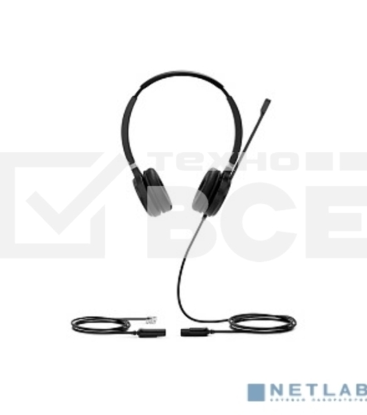 Гарнитура YEALINK YHS36 Dual Дуо, Проводная, HD звук, QD, RJ9, шт