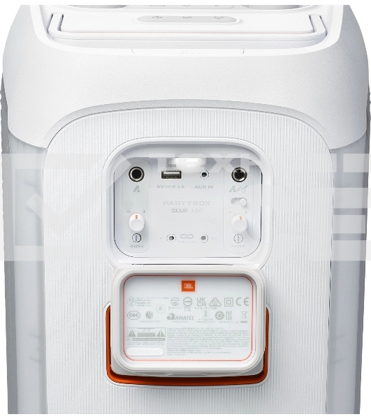 Минисистема Hi-Fi JBL PartyBox Club 120 белый 160Вт USB BT