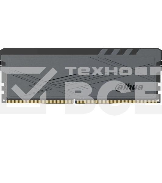 Оперативная память Dahua, DDR4, 16GB (1x16GB), 3200 MHz, CL22, с радиатором, черный