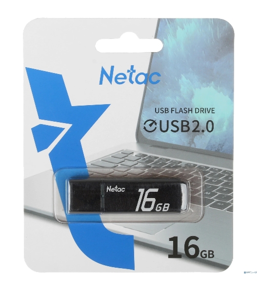 Флешка USB Netac U351 16Gb NT03U351N-016G-20BK, USB 2.0