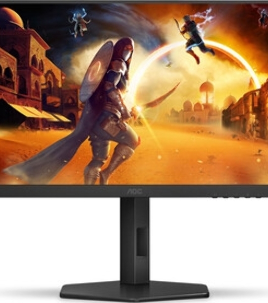 Монитор 23.8' AOC 24G4HX Fast IPS 1920x1080, 200 Гц, 0.3 мс (MPRT), 16:9, 300 кд/м², HDR10, HDMI 2.0, DP 1.4, 3.5 Jack, динамики (2x2 Вт), Adaptive-Sync, черный