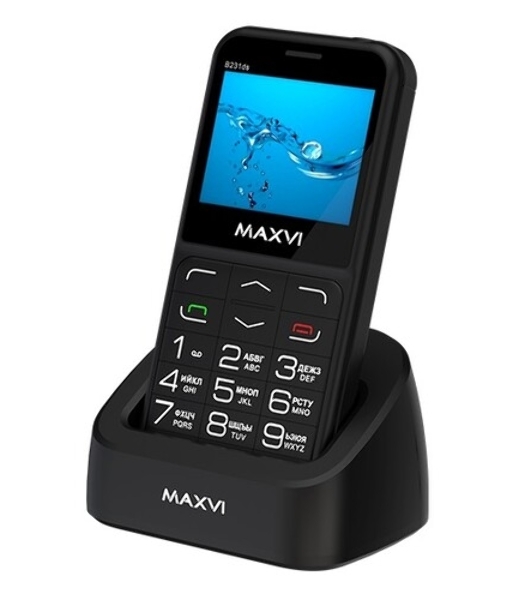 Мобильный телефон Maxvi B231ds черный