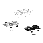Корпус светильника C6526 SBK черный песок 160*80*H25mm MR16 GU5.3, фото6