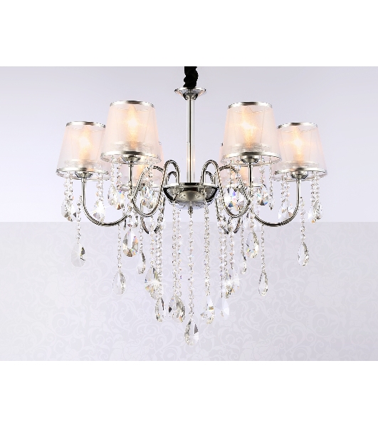 Светильник Ambrella light TR4588/6 CH/SL хром/серебро E14/6 max 40W D660*570