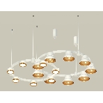 Светильник Ambrella light XR92081110/16 SWH/PYG/CL белый песок/золото желтое полированное/прозрачный GX53, фото3