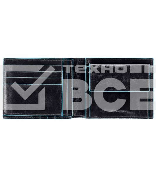 Кошелек мужской Piquadro Blue Square PU1240B2/N черный натур.кожа