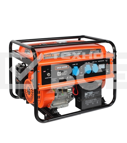 Электрогенератор бензиновый Patriot Max Power SRGE 6500E, 5.5 кВт, 78 дБ, 77 кг