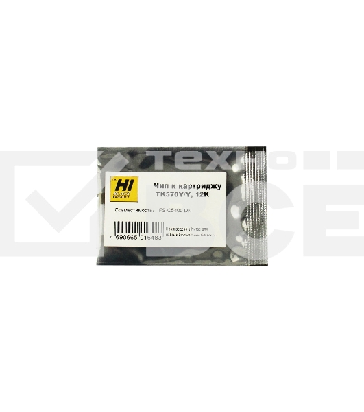 Чип к картриджу Kyocera FS-C5400 DN (Hi-Black) new, 12k, TK-570, Y