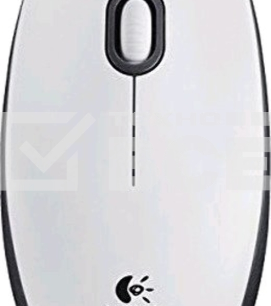 Мышь проводная Logitech M100 белый, 1000 dpi, USB, кнопки - 3