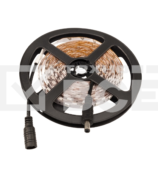 Лента LED открытая, 10 мм, IP23, SMD 5050, 60 LED/m, 12 V, цвет свечения теплый белый