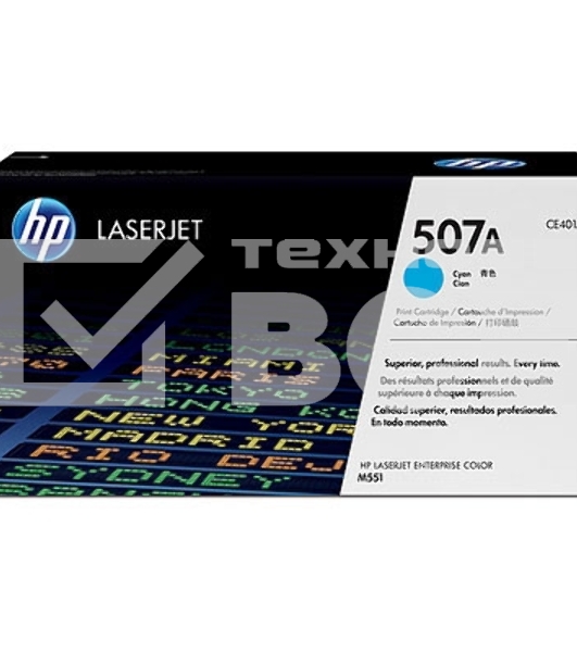 Картридж лазерный HP CE401A голубой для CLJ M551 6000стр.