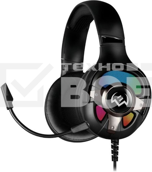 Наушники с микрофоном Sven AP-U1100MV черный 2.2м мониторные оголовье