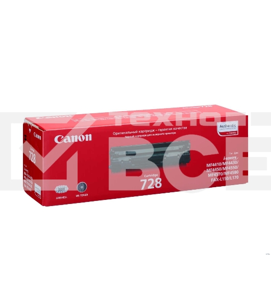 Картридж лазерный Canon 728 черный (2100 стр.) для CANON MF4410/4430/4450/4550/4570/4580