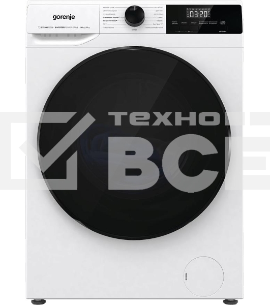 Стирально-сушильная машина Gorenje W1D2A164ADS (20010443) белый загр. фронтальная макс.: 10 кг 1400об/мин класс: А