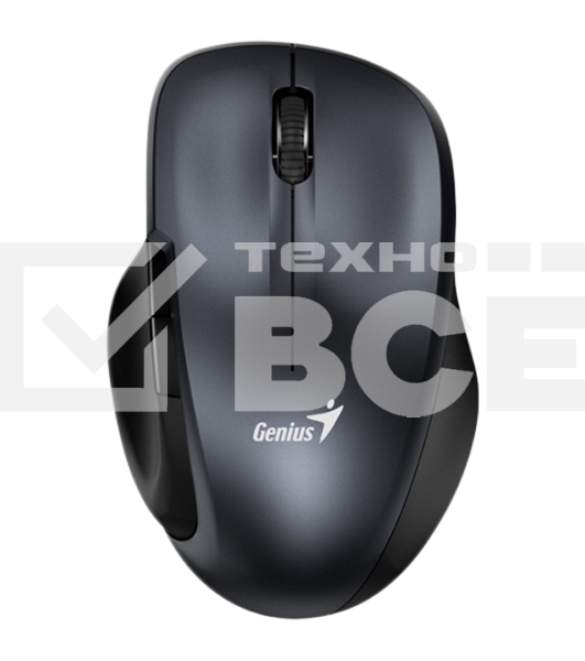 Мышь беспроводная Genius Ergo 8200S серый, 1200 dpi, радиоканал, USB, кнопки - 5