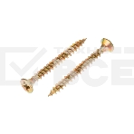 Саморез универсальный Kranz 4х35 желтый цинк, пакет (800 шт/уп), фото2