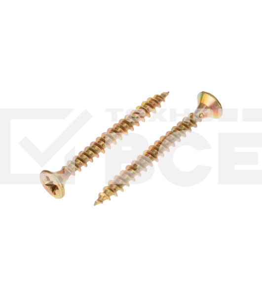 Саморез универсальный Kranz 4х35 желтый цинк, пакет (800 шт/уп)