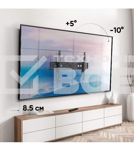 Кронштейн для телевизора ONKRON UT12 черный 60