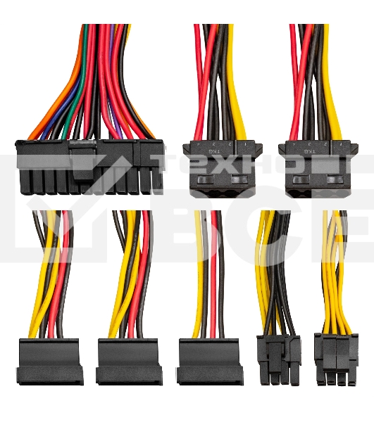 Серверный блок питания Exegate EX264624RUS 200W ExeGate ServerPRO-1U-200DS (1U, 2x4 cm fans, 24pin, (4+4)pin, PCI-E, 3xSATA, 2xIDE)