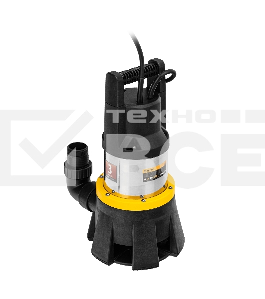 Дренажный насос Denzel DP1400X, 1400 Вт, подъем 11 м, 25000 л/ч