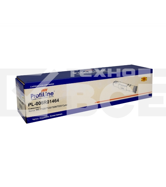 Картридж Тонер-туба PL-006R01464 для принтеров Xerox WorkCentre 7120/7120S/7120T/7125/7125S/7125T/7220/7225 15000 копий Cyan ProfiLine