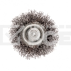 Щетка для дрели Сибртех 50 мм, 'чашка' со шпилькой 6 мм, витая проволока, 0,3мм, фото2